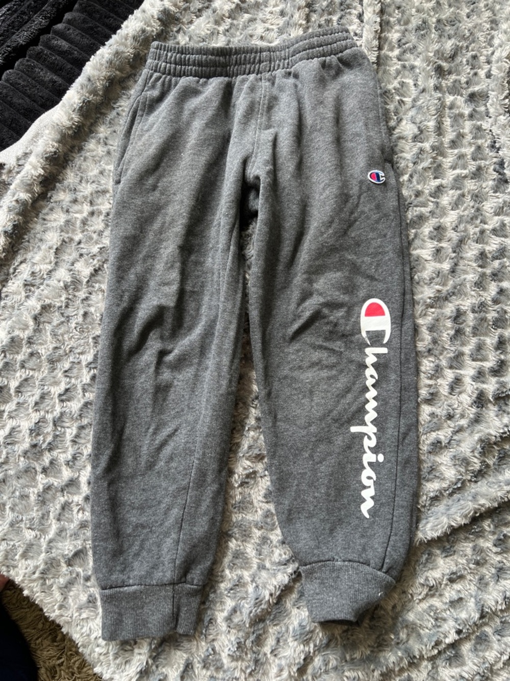Champion Kids Gray Logo Jogger Sweatpants